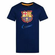 T-shirt för barn FC barcelone 2021/22