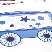 Kreativ låda - pedagogiska klistermärken för färgsortering Avenue Mandarine