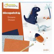 Kreativ dinosaurie-dekopatchset Avenue Mandarine