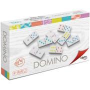 Domino-brädspel i trä med pastellfärger Cayro