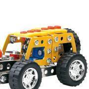 Förpackning med 125/132 metallkonstruktionsdelar CB Toys Mecano