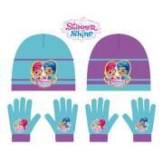 Mössa och handskar i babyull Disney Shimmer Shine