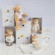 Mjukdjur med napphållare Doudou & compagnie Ours Petit Roi
