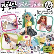 Tillbehörssats för dockor Educa My Model Doll Design
