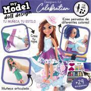 Klädlåda för dockor Educa My Model Doll Design Celebration