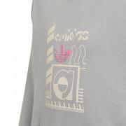 Sweatshirt med huva för barn adidas Originals Graphic Print