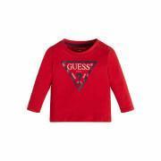 Långärmad T-shirt för babypojke Guess Core