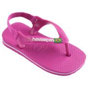 Flip-flops för baby Havaianas Brasil Logo II