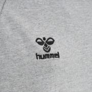 Sweatshirtklänning i bomull för flickor Hummel Move Grid