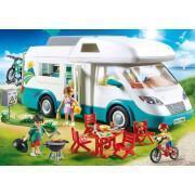 Sommar husvagn familj Playmobil