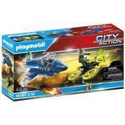 Toy city action polisflygplan Playmobil City Persec.Dron