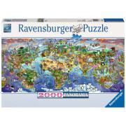 2000-bitars pussel av världens underverk Ravensburger