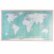 Avskrapad världskarta Rex London