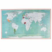 Avskrapad världskarta Rex London