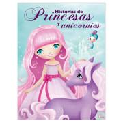 120-sidig sagobok: prinsessor och enhörningar Saldana