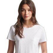 T-shirt i ekologisk bomull med ficka för flickor Superdry Studios