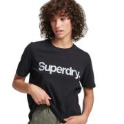 T-shirt i ekologisk bomull för flickor Superdry Core Logo 80s